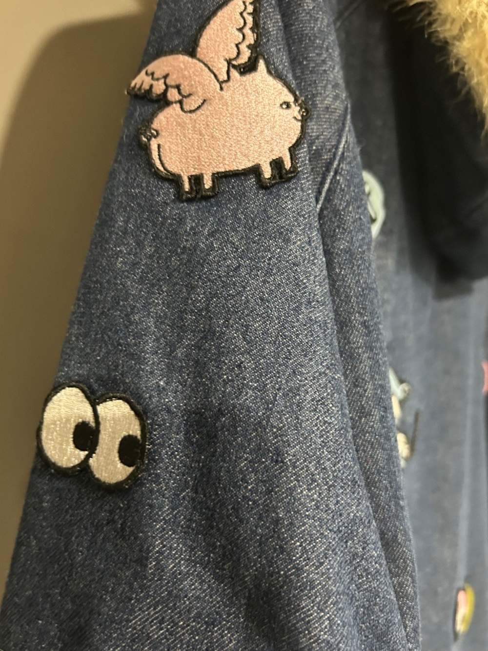 Lined denim jacket - Picture 5 of 9